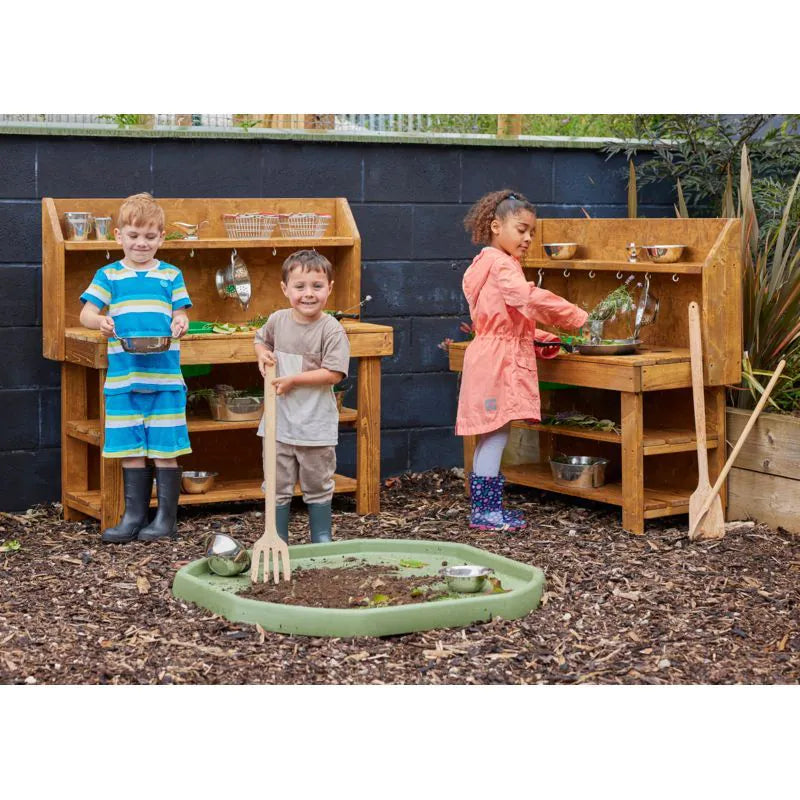 SET Tuff Tray Earthy Green 100cm + groen onderstel