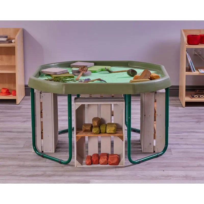 SET Tuff Tray Earthy Green 100cm + groen onderstel