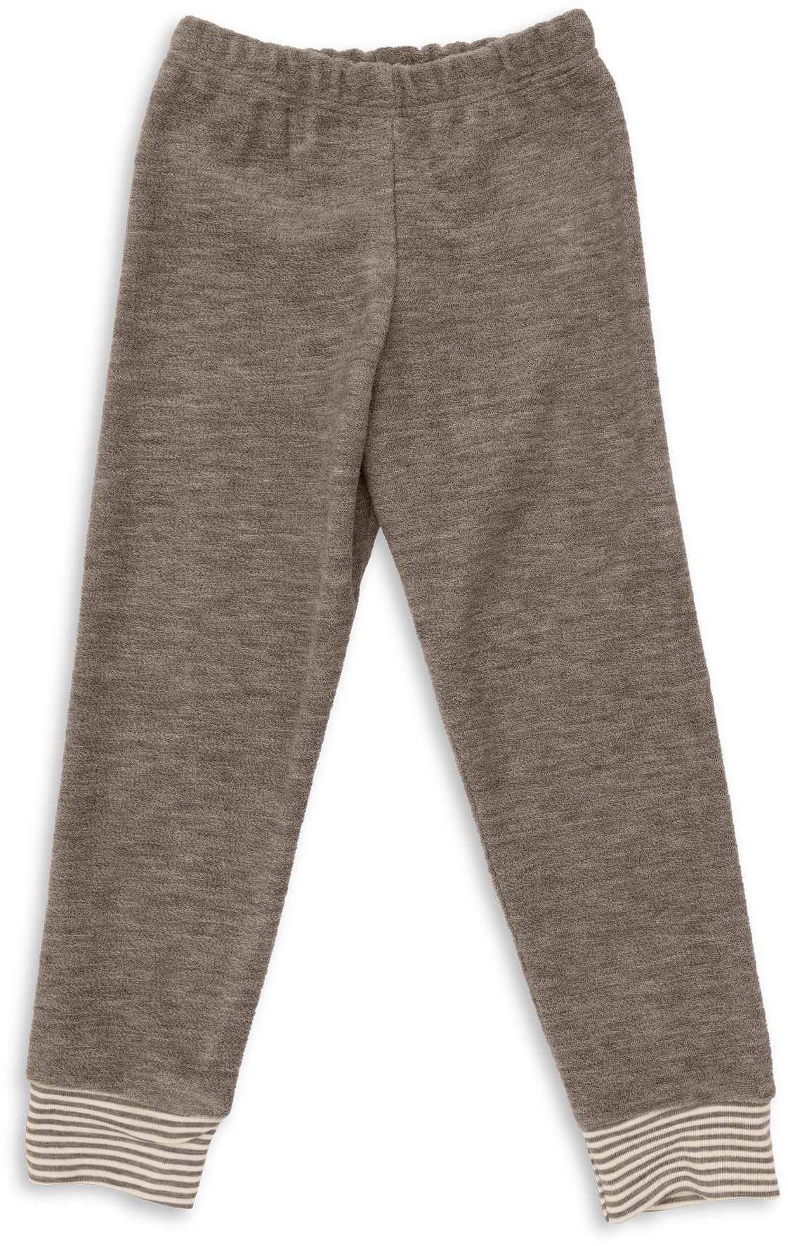 Engel Natur - 100% wol-fleece kinderbroek - Walnoot Mélange