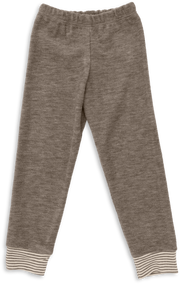 Engel Natur - 100% wol-fleece kinderbroek - Walnoot Mélange