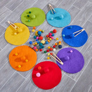 Cosy - Regenboog Viltmatjes Set voor Loose Parts Spel