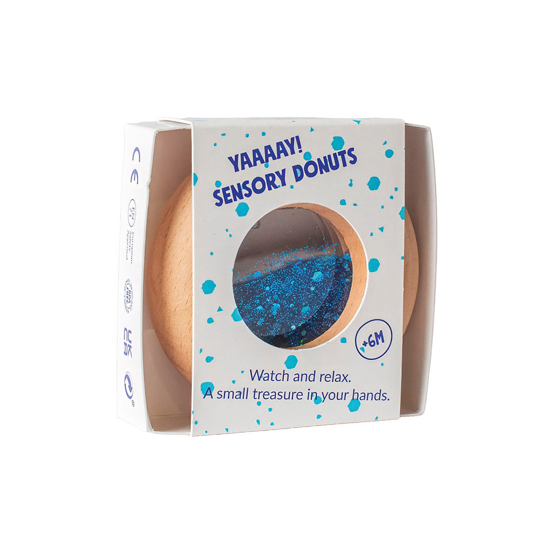 Petit Boum - Sensorische Donut - Blauw
