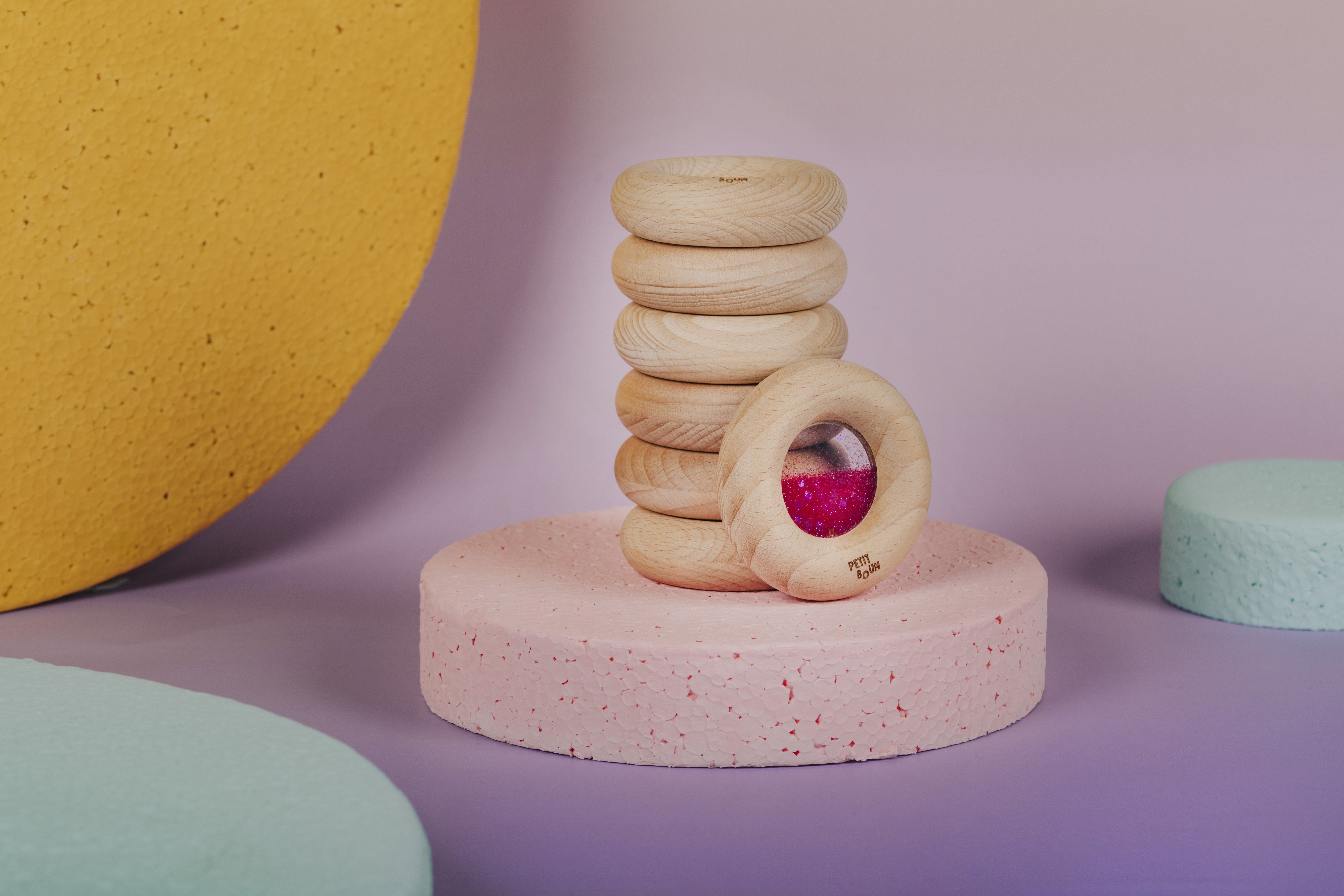 Petit Boum - Sensorische Donut - Roze