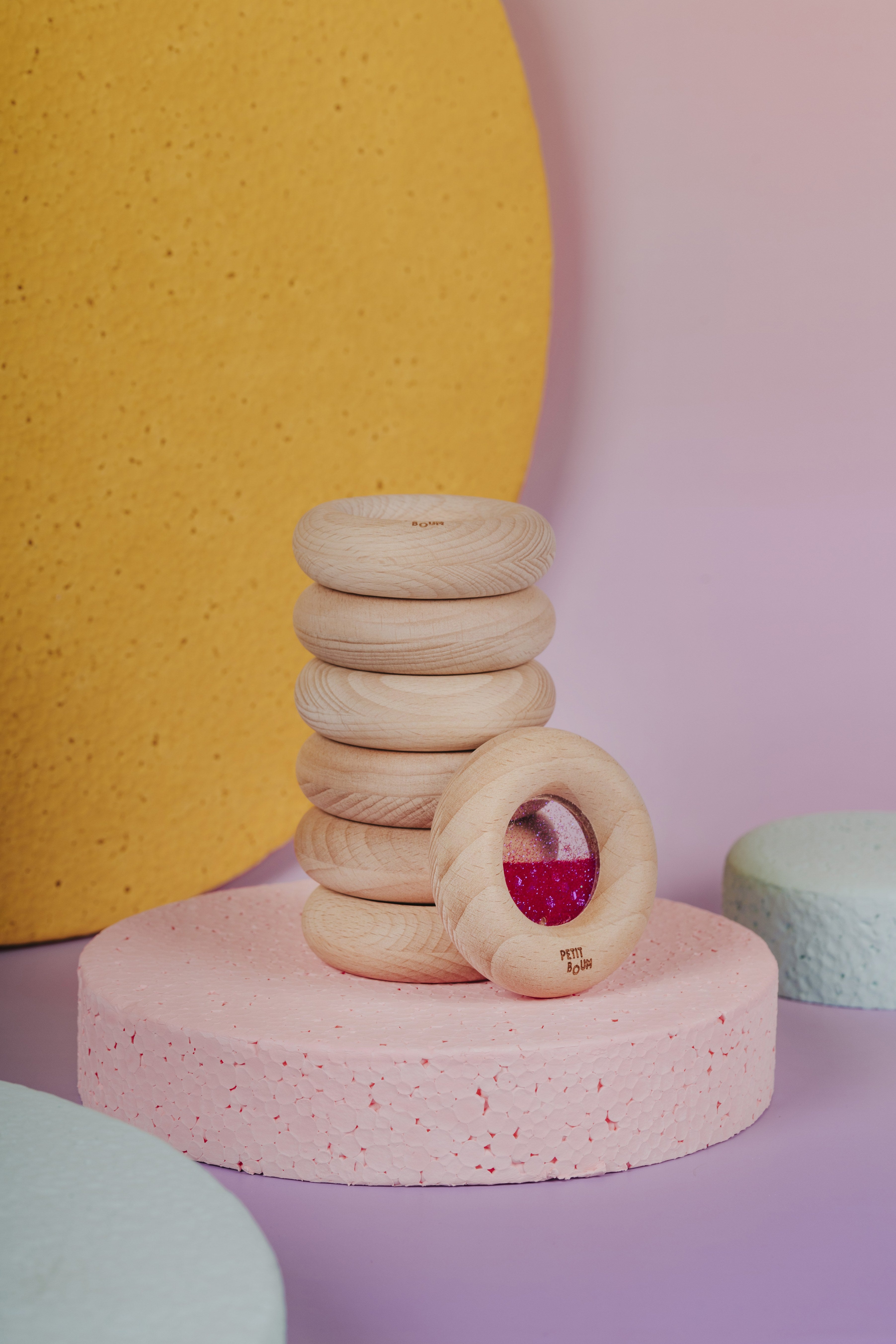 Petit Boum - Sensorische Donut - Roze