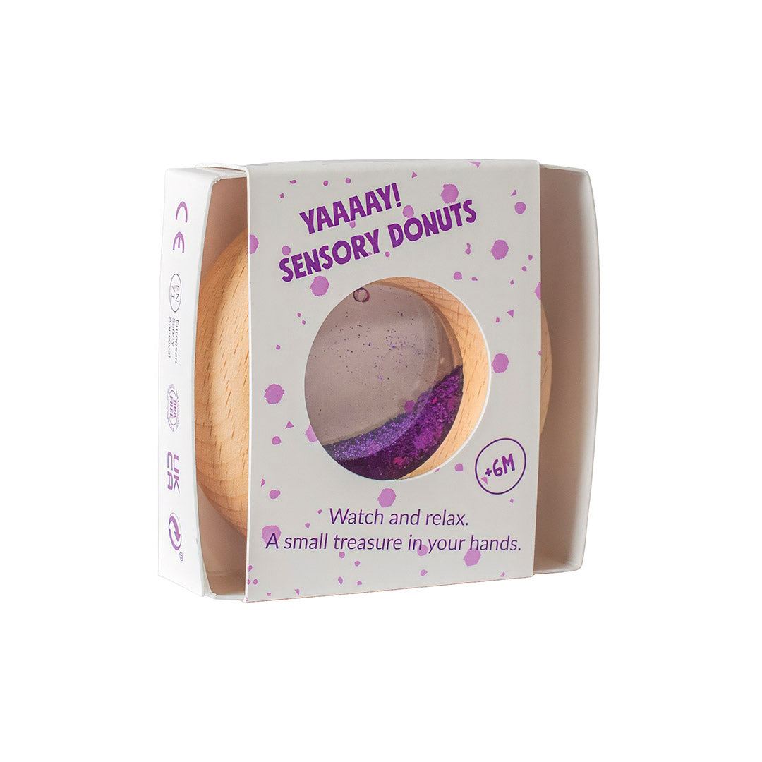 Petit Boum - Sensorische Donut - Paars