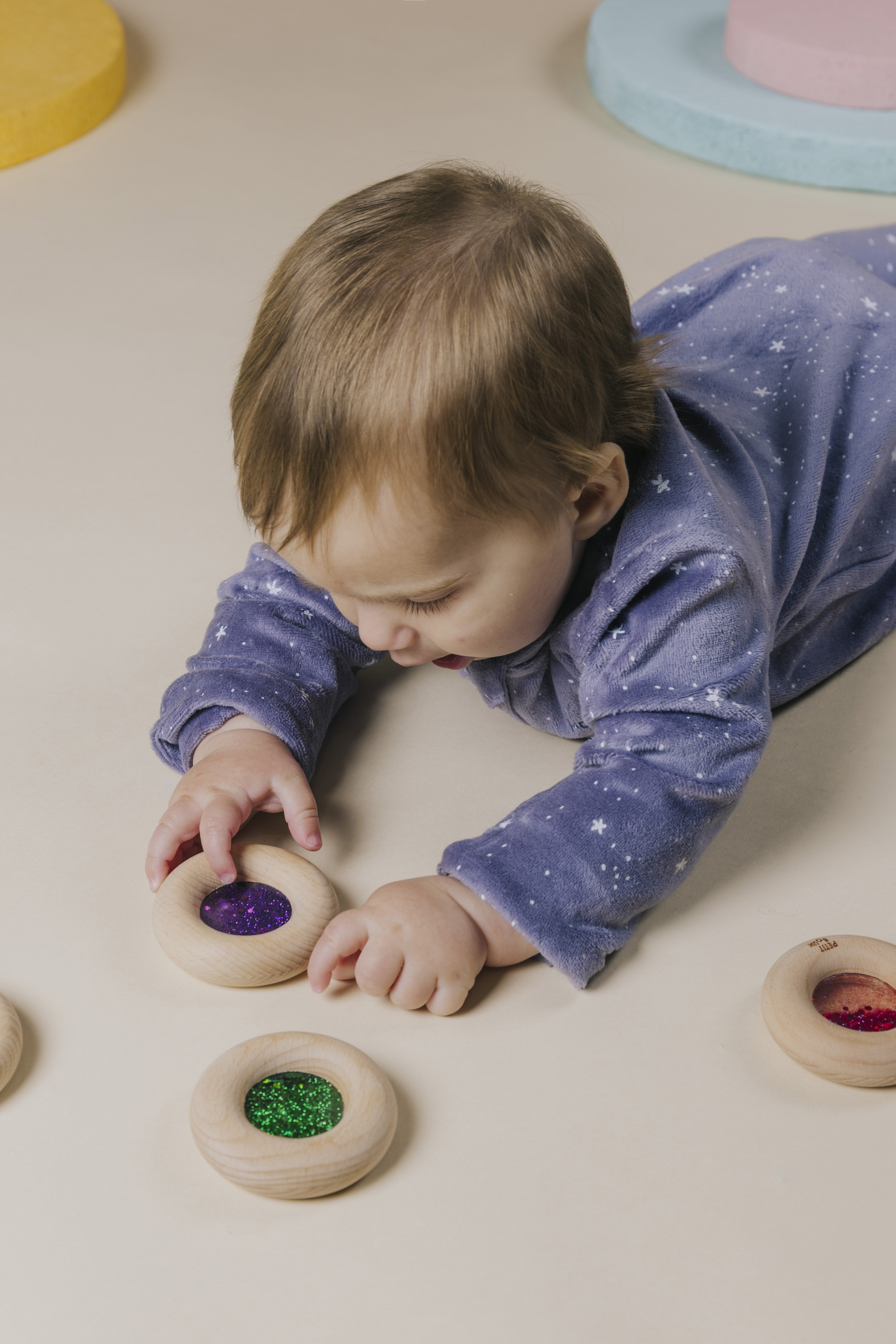 Petit Boum - Sensorische Donut - Paars