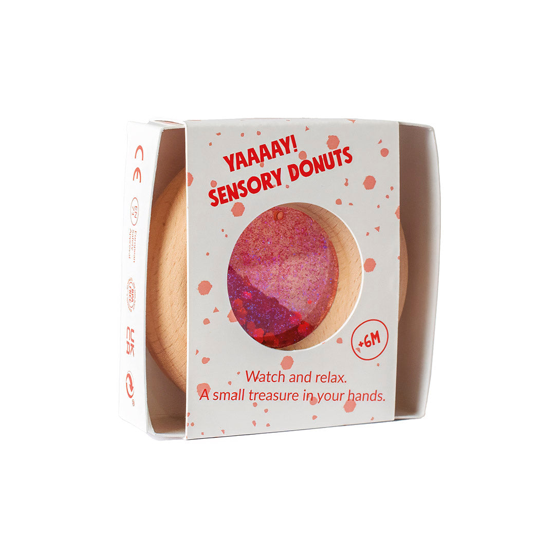 Petit Boum - Sensorische Donut - Rood