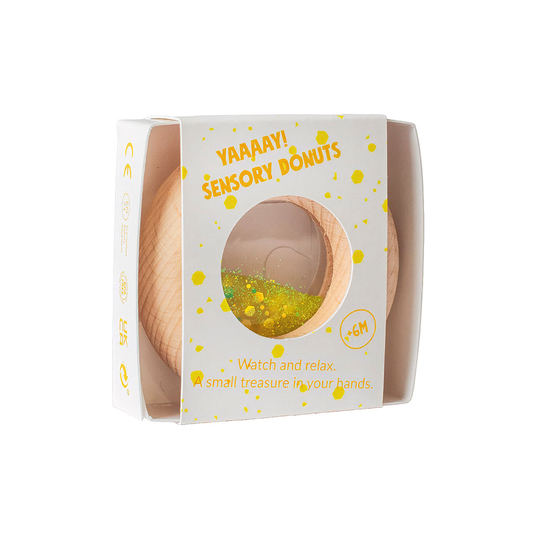 Petit Boum - Sensorische Donut - Geel
