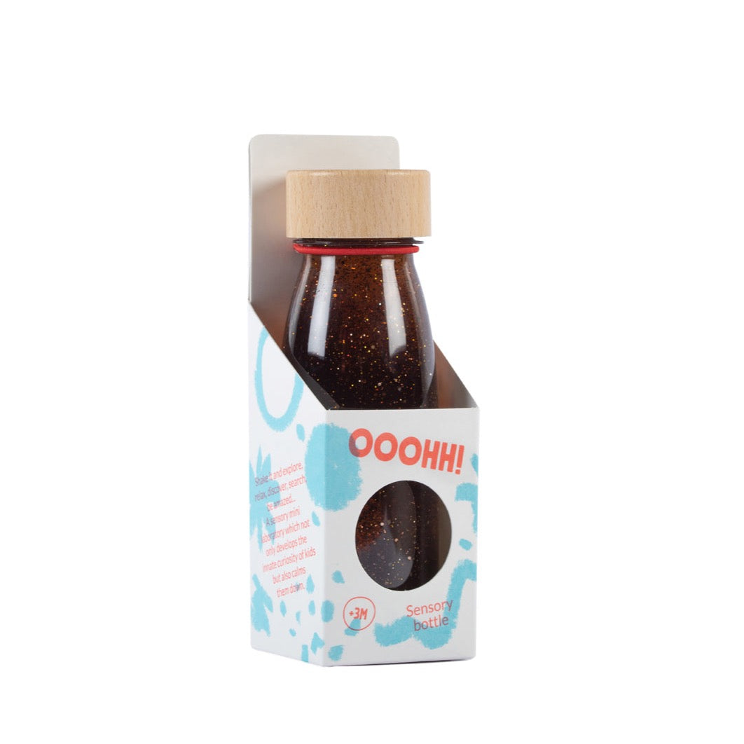 Petit Boum - Sensorische fles - Bruin