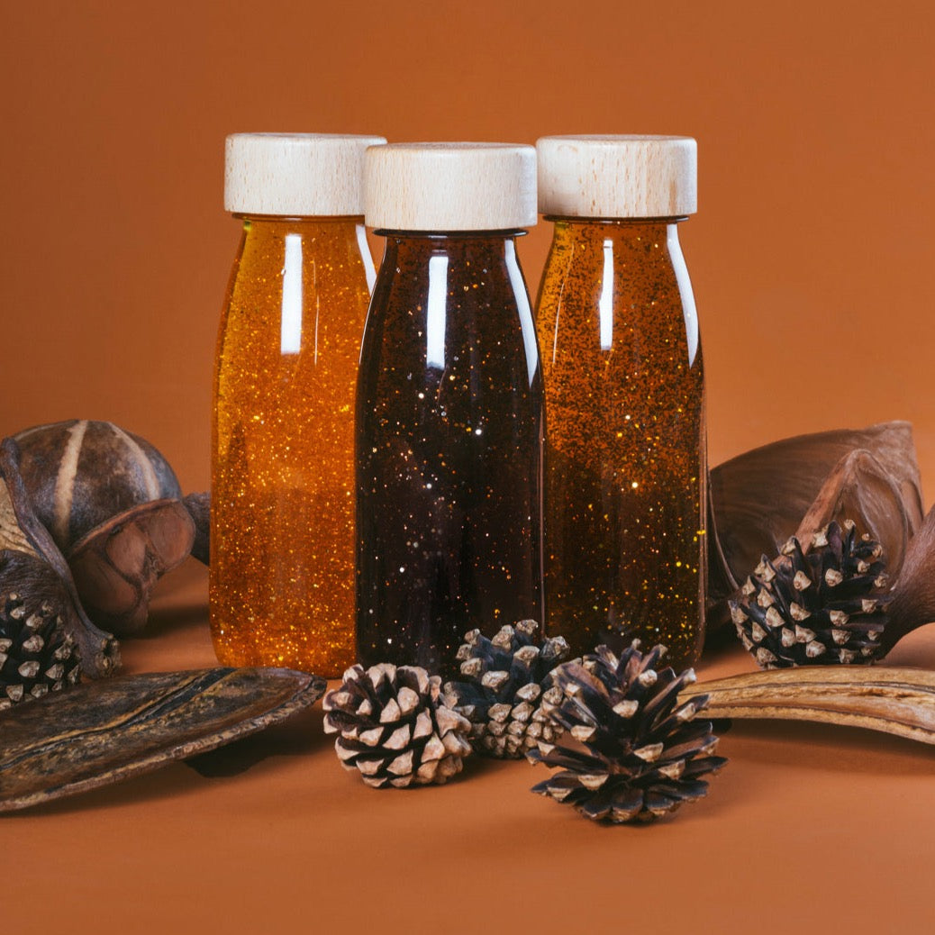 Petit Boum - Sensorische fles - Bruin