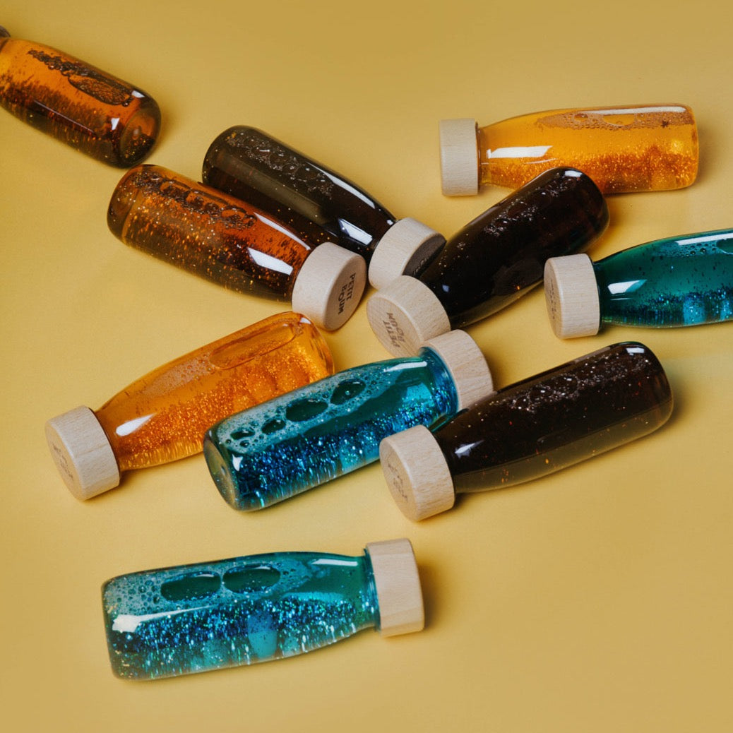 Petit Boum - Sensorische fles - Bruin