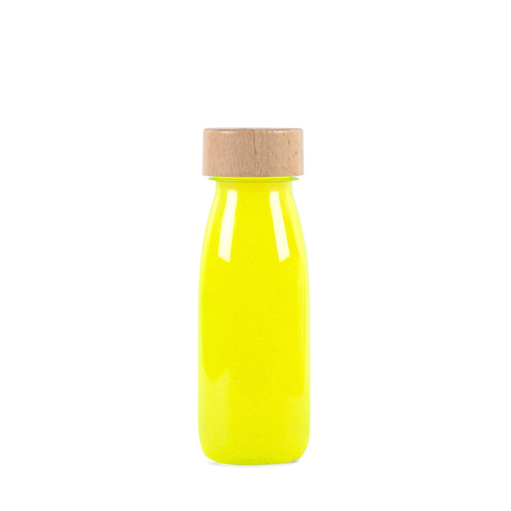 Petit Boum - Sensorische fles - Fluo Geel