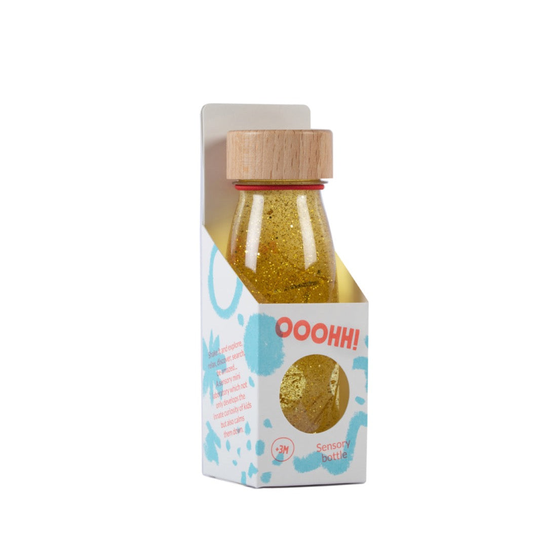 Petit Boum - Sensorische fles - Goud