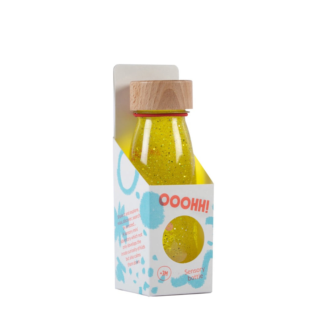 Petit Boum - Sensorische fles - Geel