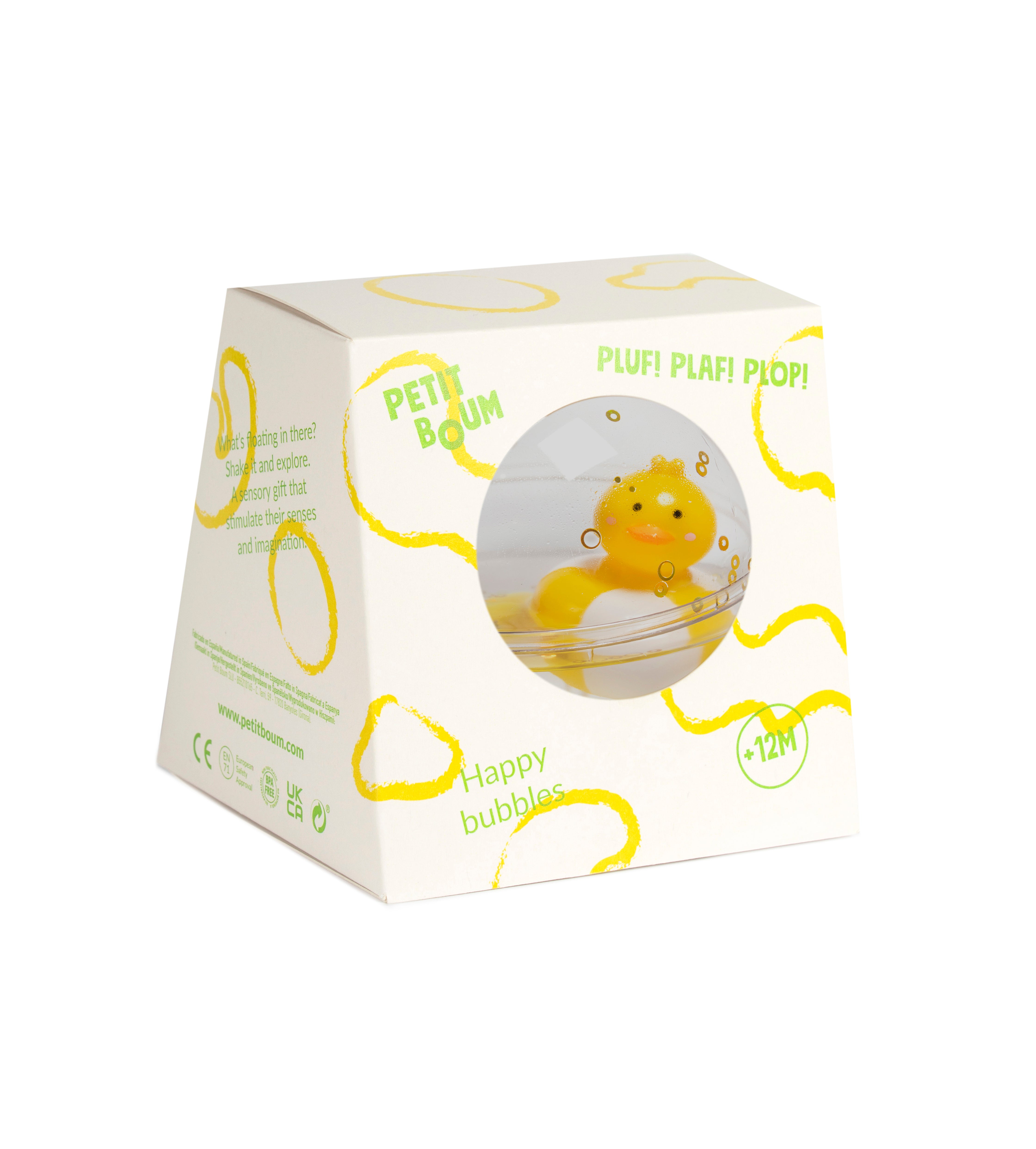 Petit Boum - Happy Bubbles Eend - Badspeelgoed