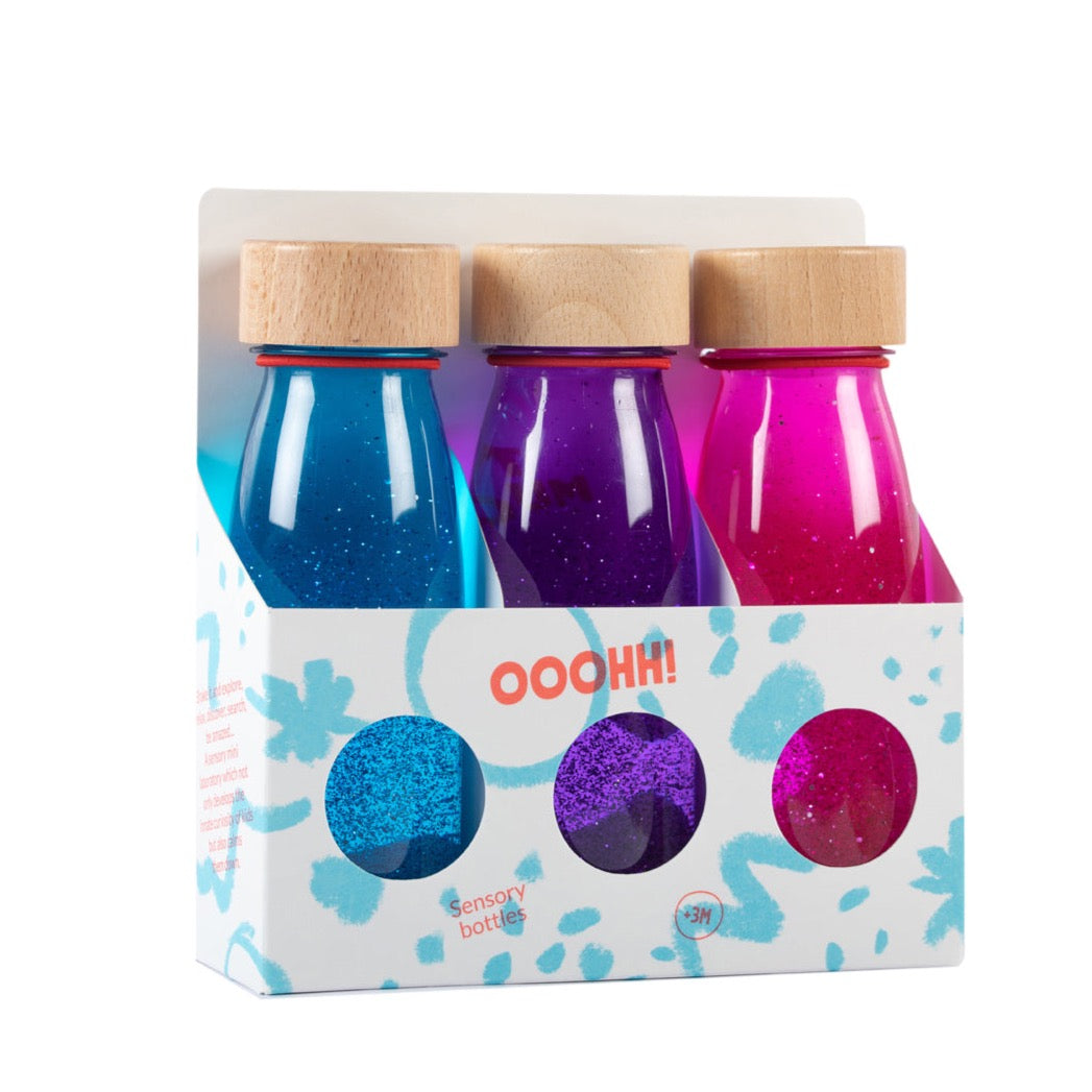 Petit Boum - Set van 3 Sensorische flessen - Magic