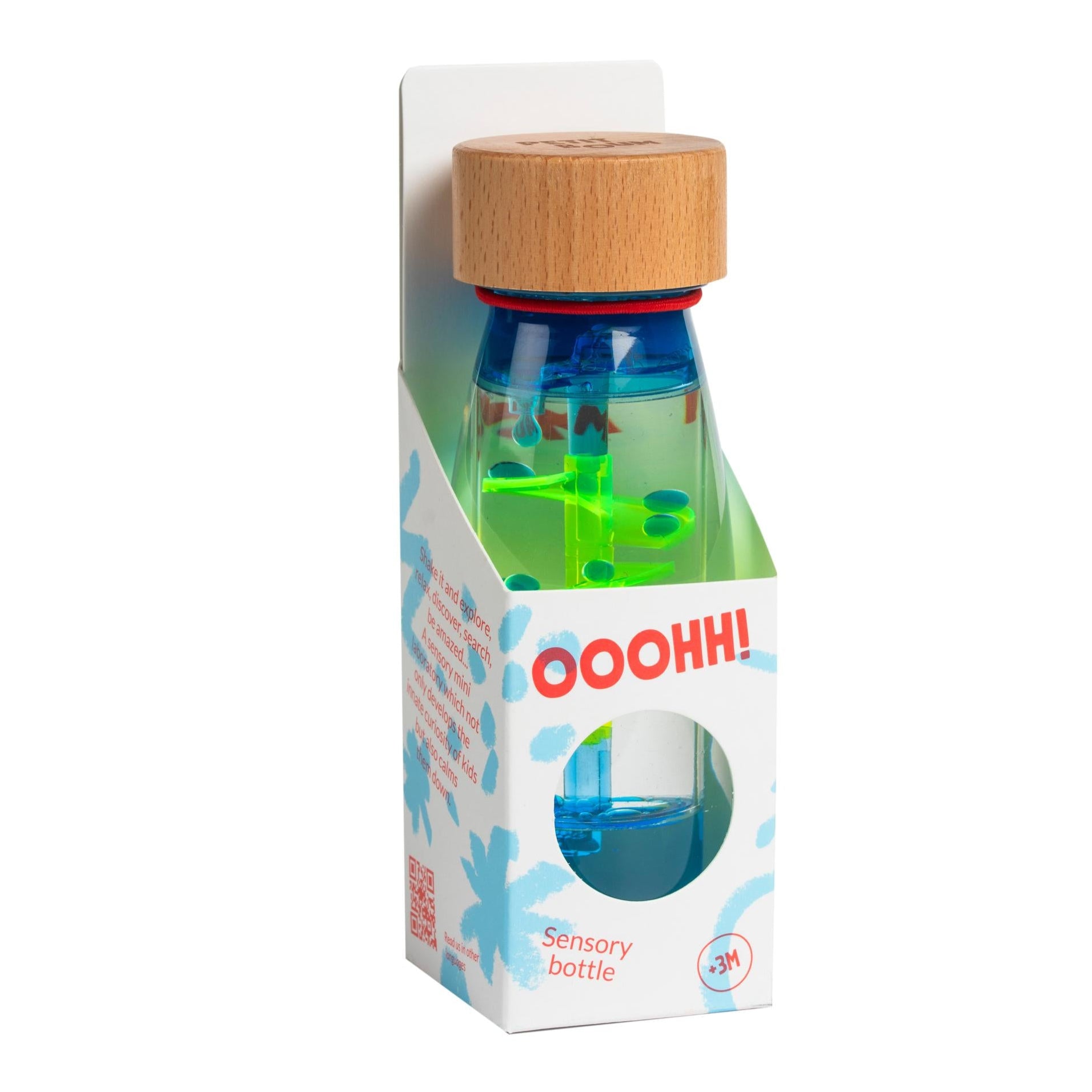 Petit Boum - Spiraal Blauw - sensorische fles