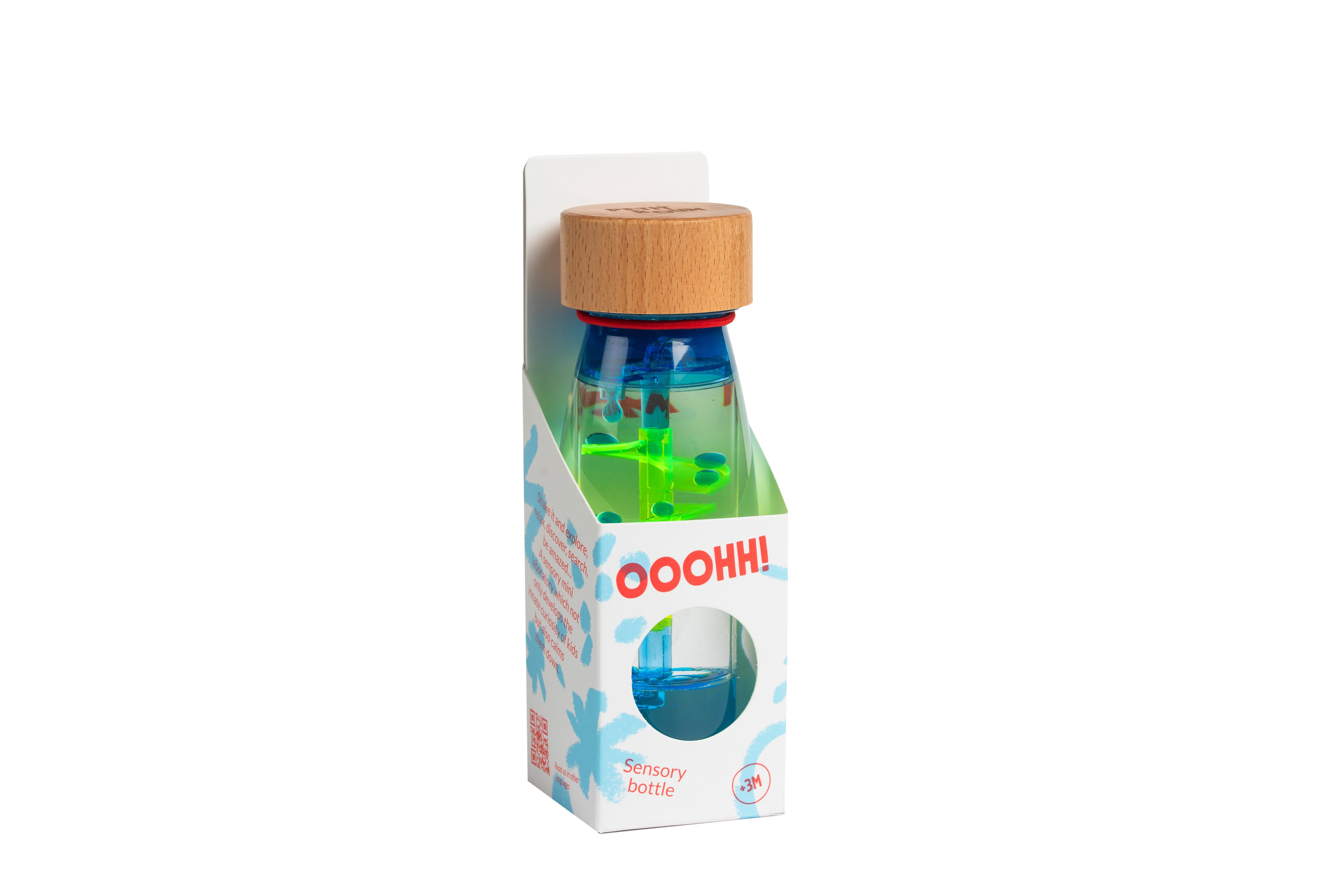 Petit Boum - Spiraal Blauw - sensorische fles