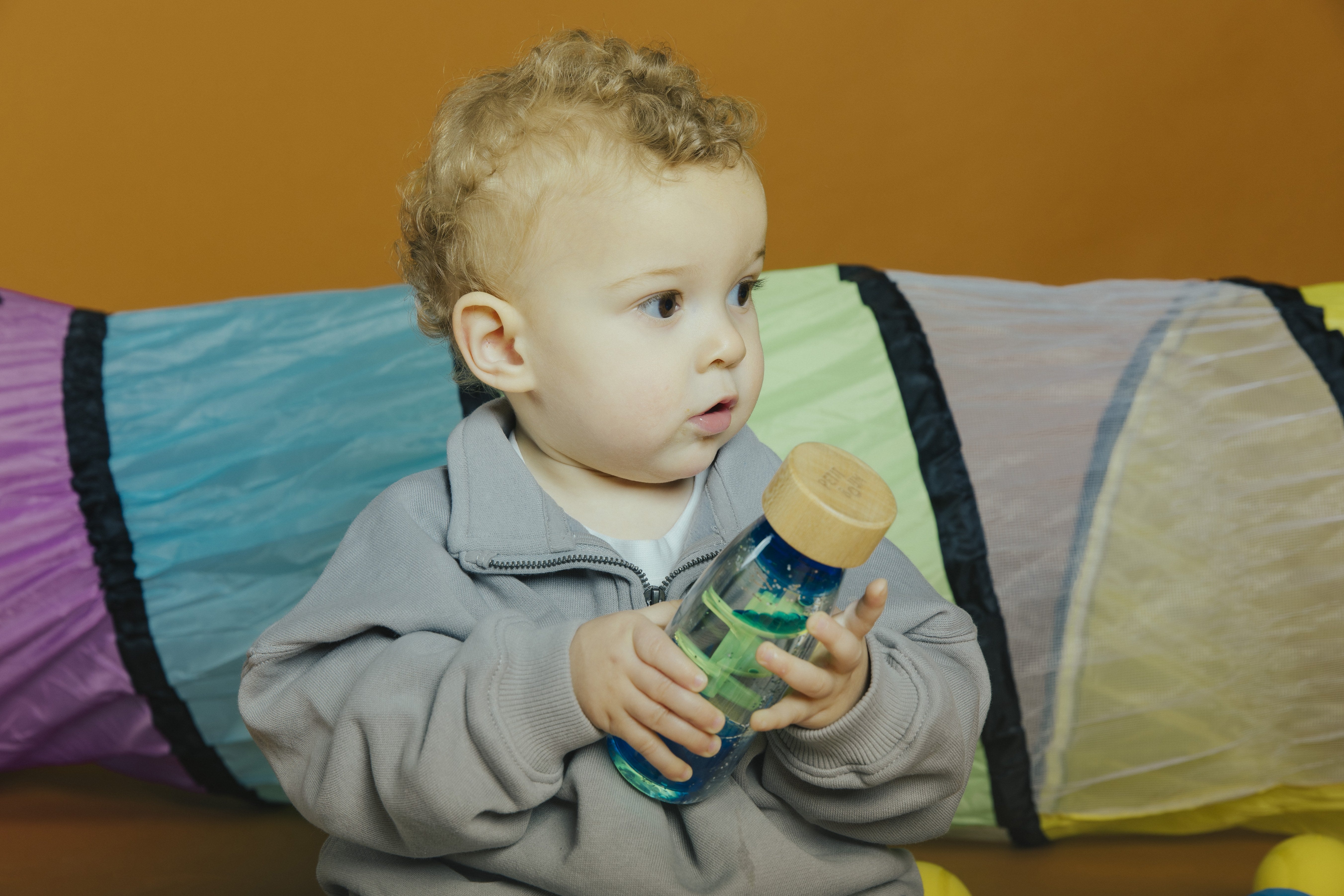 Petit Boum - Spiraal Blauw - sensorische fles