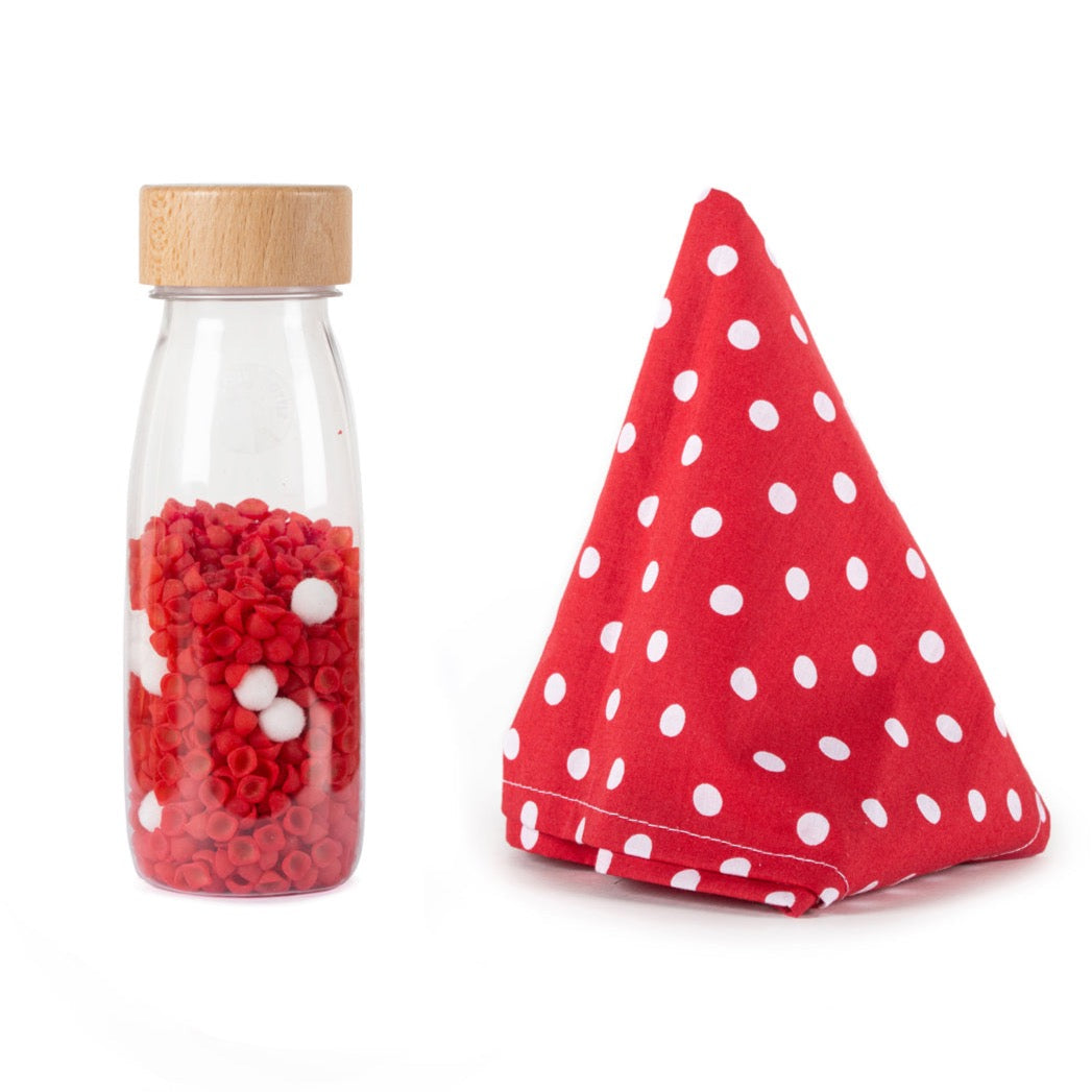 Petit Boum - Sensorische fles en sjaaltje - Mijn eerste fles