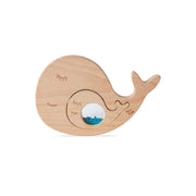 Petit Boum - Sensorische puzzel Walvis