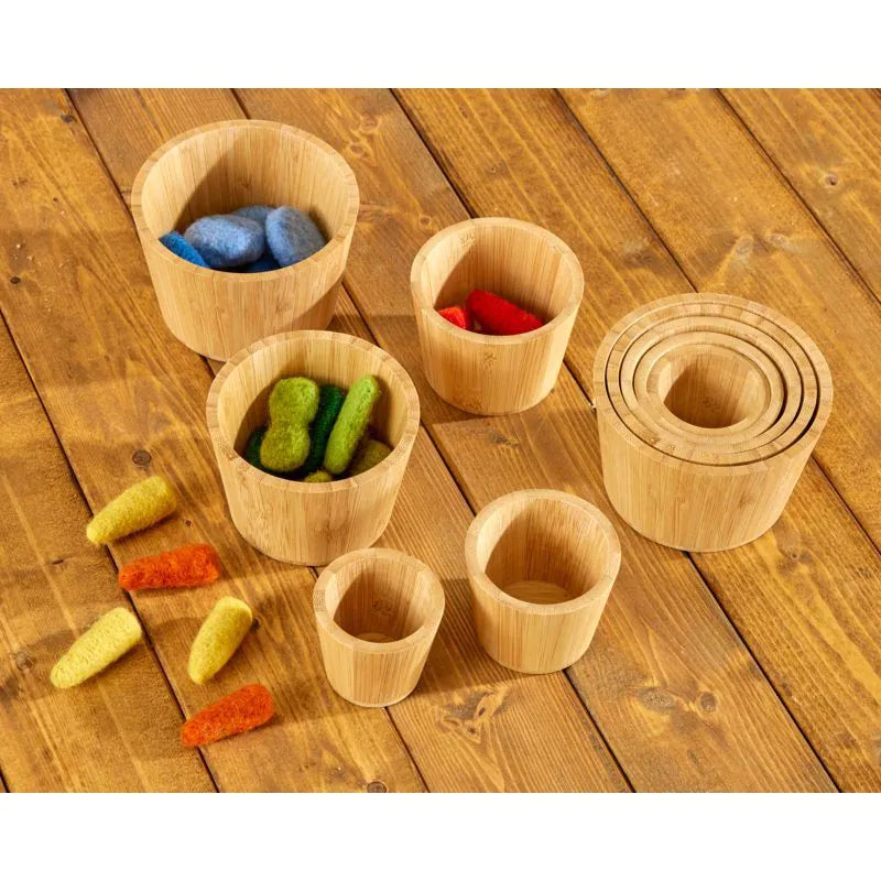Cosy - Bamboe Stapelbekers en Sorteerbekers (10 stuks)