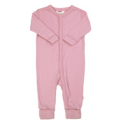 Joha - Wol Jumpsuit 2-in-1 met Voetjes - Oudroze