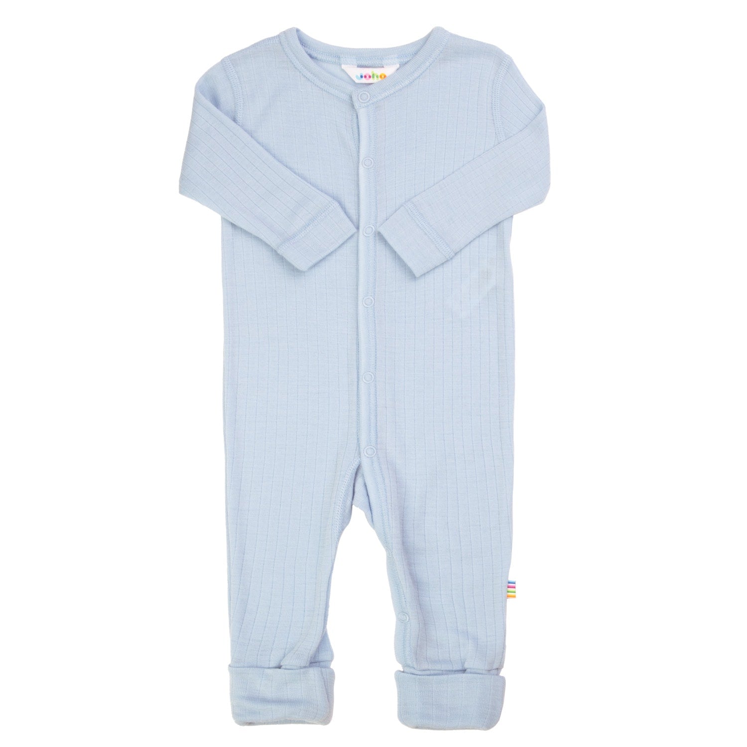 Joha - Wol Jumpsuit 2-in-1 met Voetjes - Lichtblauw