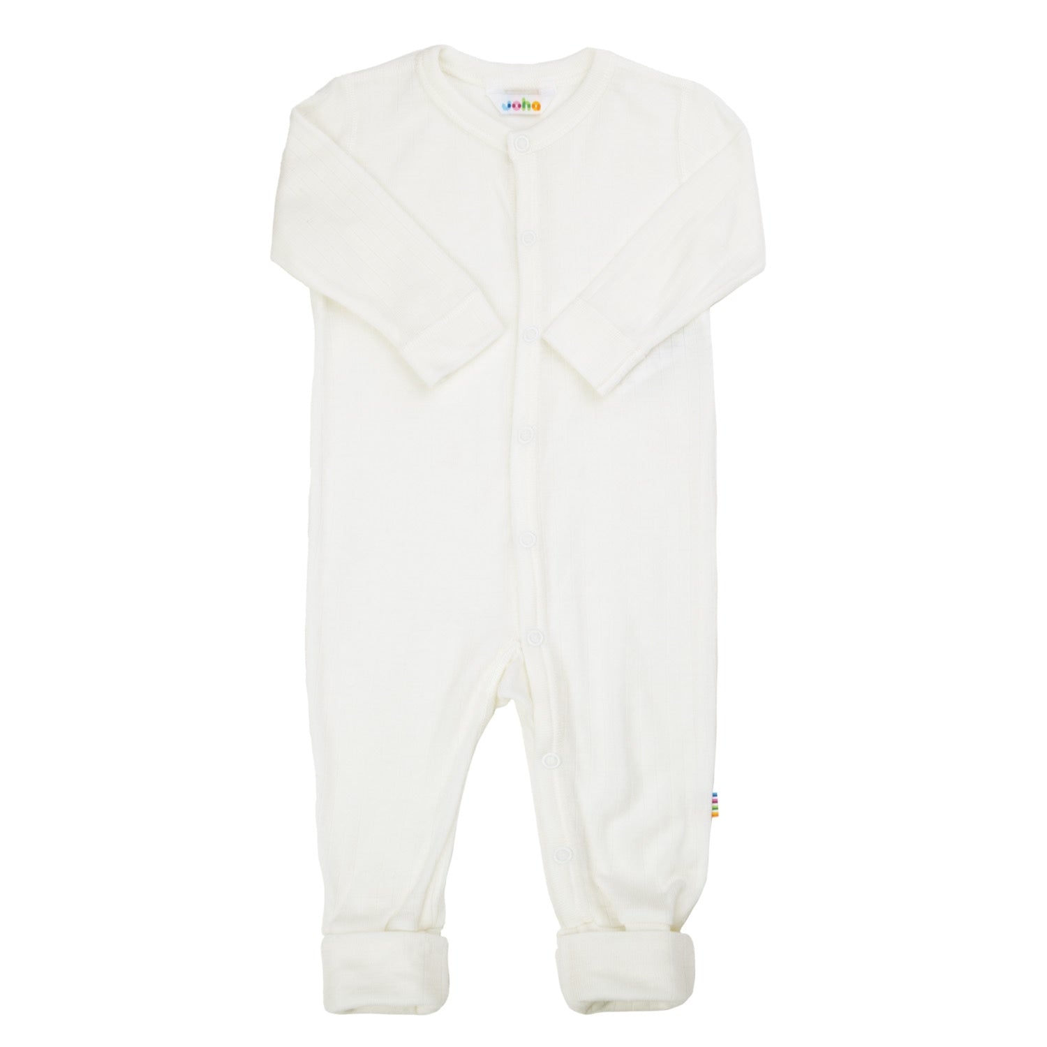 Joha - Wol Jumpsuit 2-in-1 met Voetjes - Lichtblauw