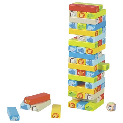 Goki - Stapeltoren met dierenmotieven