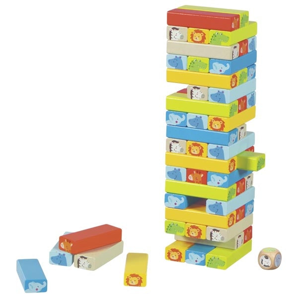 Goki - Stapeltoren met dierenmotieven