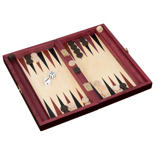 Goki - Backgammon spel in houten kist