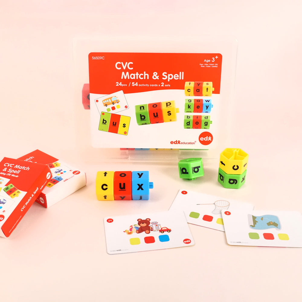 Edx Education - Woorden Maken en Spellen - Set van 24 Wielen