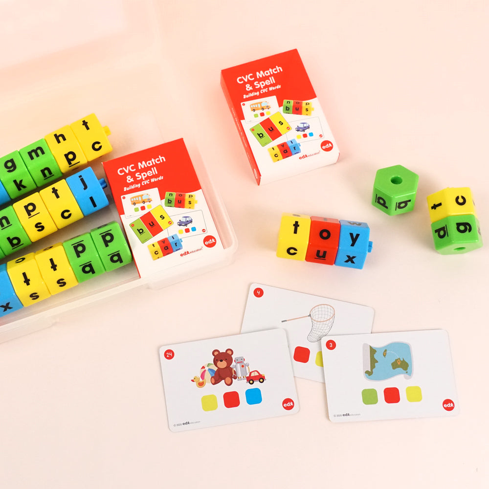 Edx Education - Woorden Maken en Spellen - Set van 24 Wielen