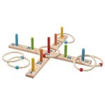 Goki - Ringwerpspel met 6 sisalringen