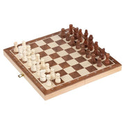 Goki - Schaakspel in houten opbergkoffer