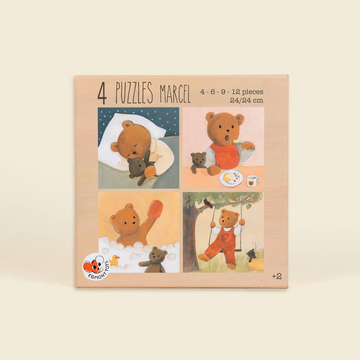 Egmont Toys - Puzzels de dag van Marcel (set van 4)
