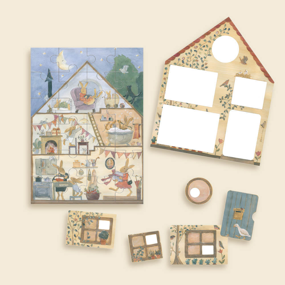 Egmont Toys - Puzzel konijnenhuisje