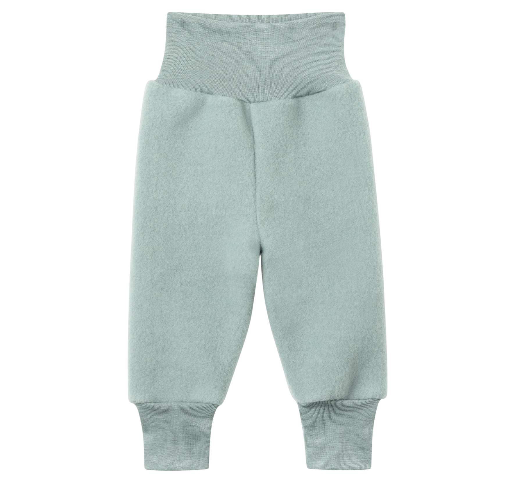Engel Natur - 100% wol-fleece broekje - Bergblauw