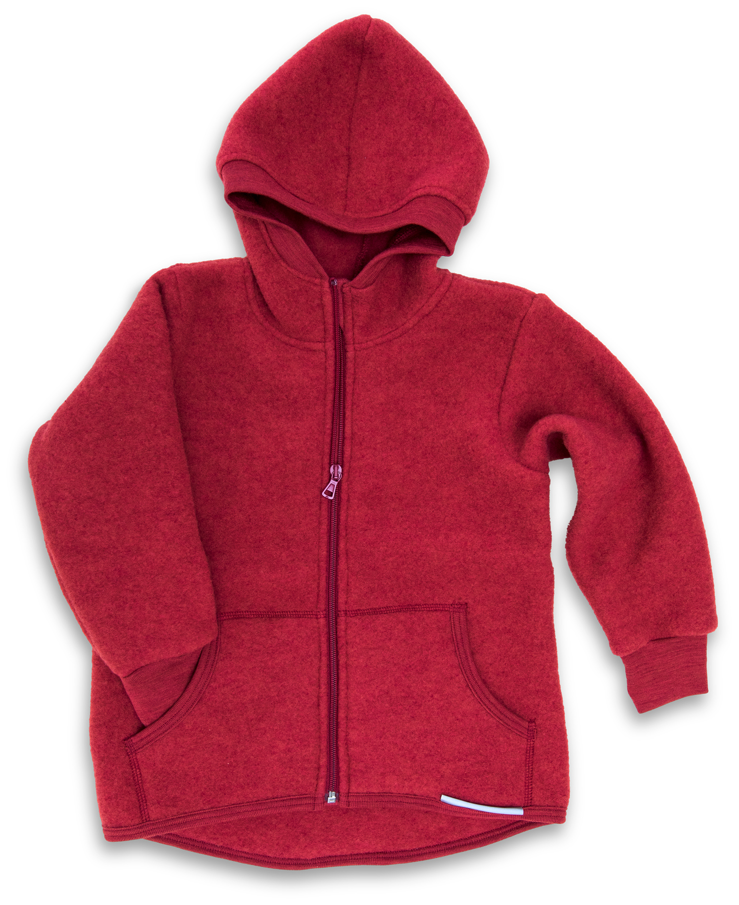 Engel Natur - Wol Kinder Capuchonvest - Jaspis Mélange