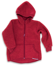 Engel Natur - Wol Kinder Capuchonvest - Jaspis Mélange