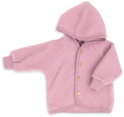 Engel Natur 100% wol-fleece vestje-jasje - Rosewood maat 50-116