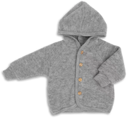 Engel Natur 100% wol-fleece vestje-jasje - Licht Grijs maat 50-116