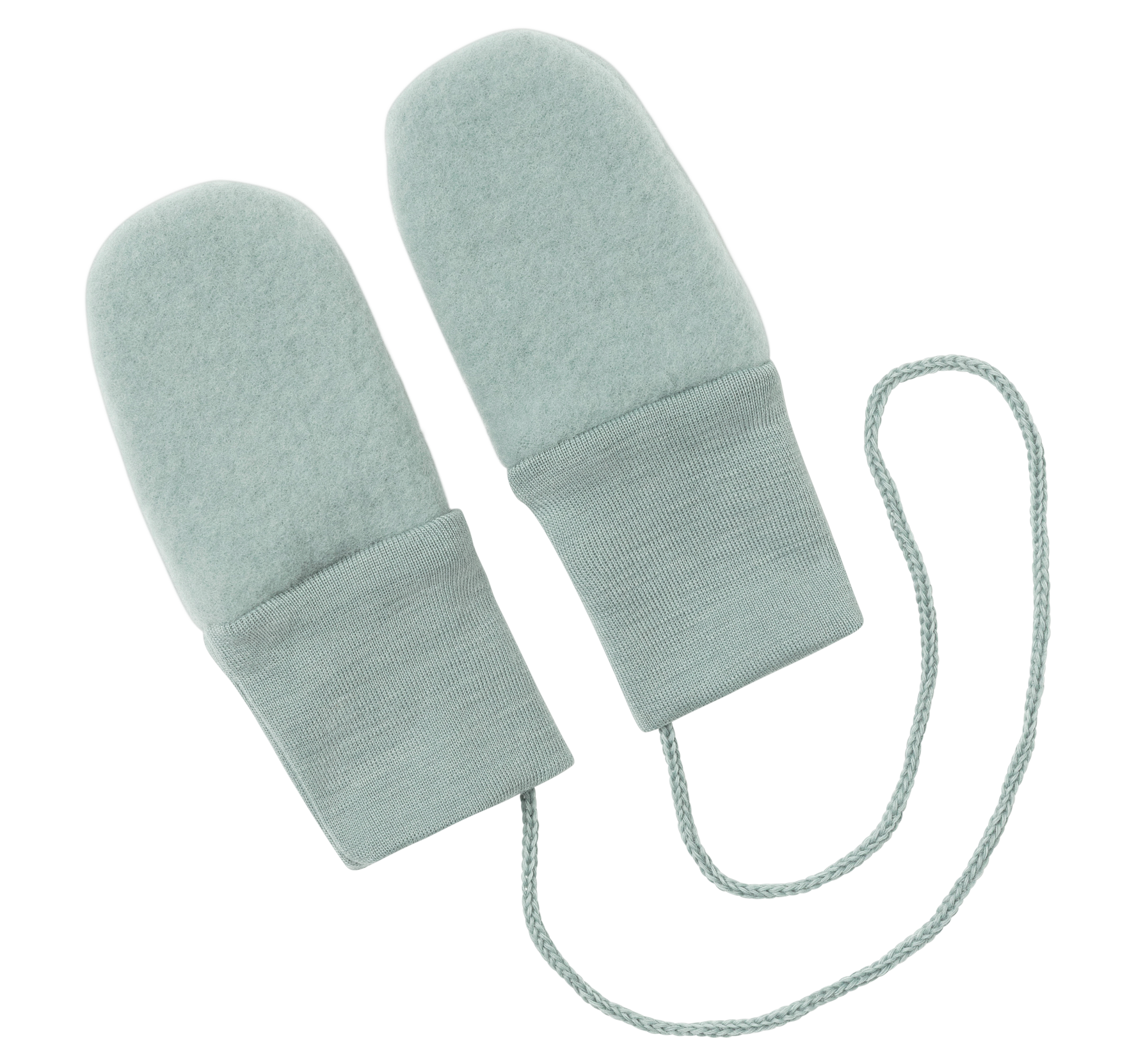 Engel Natur - wantjes 100% wol fleece - Bergblauw