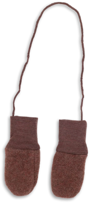 Engel Natur - wantjes 100% wol fleece - Kaneel