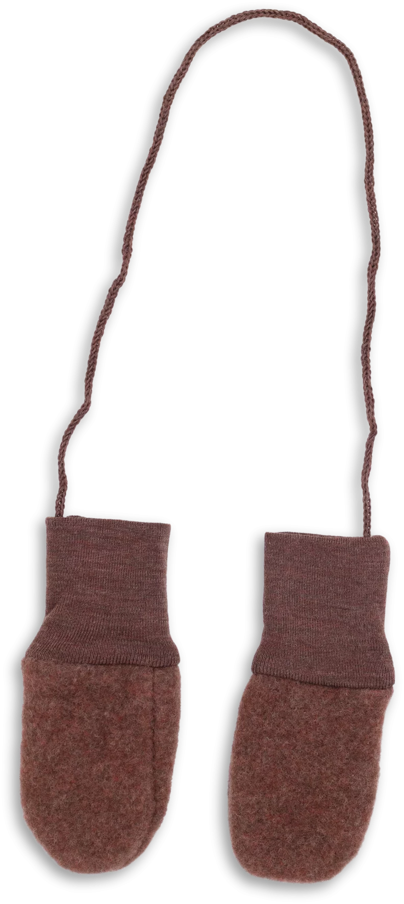 Engel Natur - wantjes 100% wol fleece - Kaneel