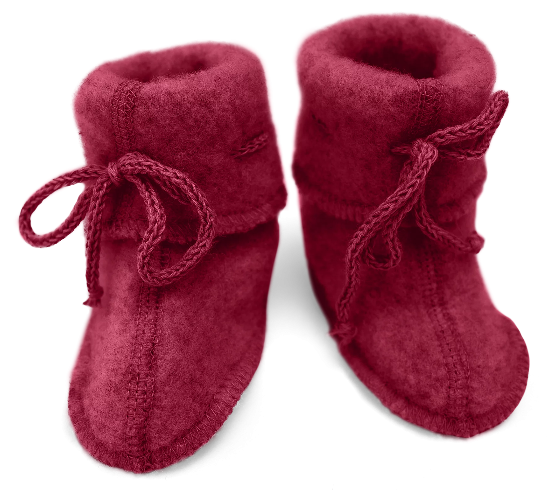 Engel Natur - 100% wol slofjes - Jasper rood