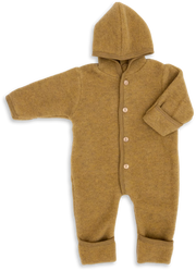 Engel Natur - 100% wol-fleece overall onesie - Saffraan