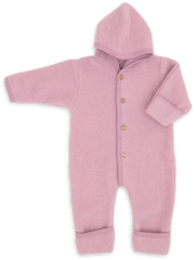 Engel Natur - 100% wol-fleece overall onesie - Rosewood