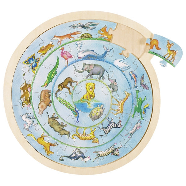 Goki - Puzzel dierencirkel